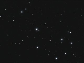 M45 - Рассеяное скопление Плеяды в созвездии Тельца
